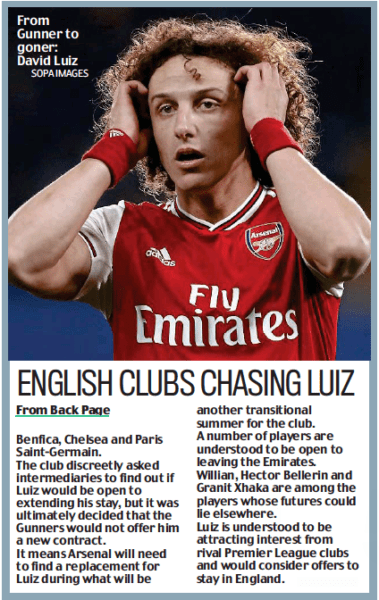 Daily Mail David Luiz 15 May 2021-2