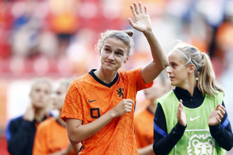 Vivianne Miedema of Holland during the women s friendly match between the Netherlands and Norway at Stadium De Grolsch Veste on June 15, 2021 in Enschede, Netherlands ANP VINCENT JANNINK