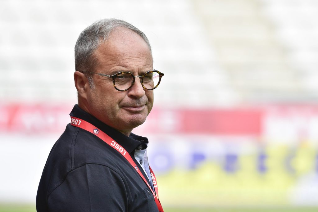 Luis Campos during his time as Lille sporting director: Reims vs LOSC - Conforama Ligue1 - 01/09/2019 Photo: JBAutissier/Panoramic