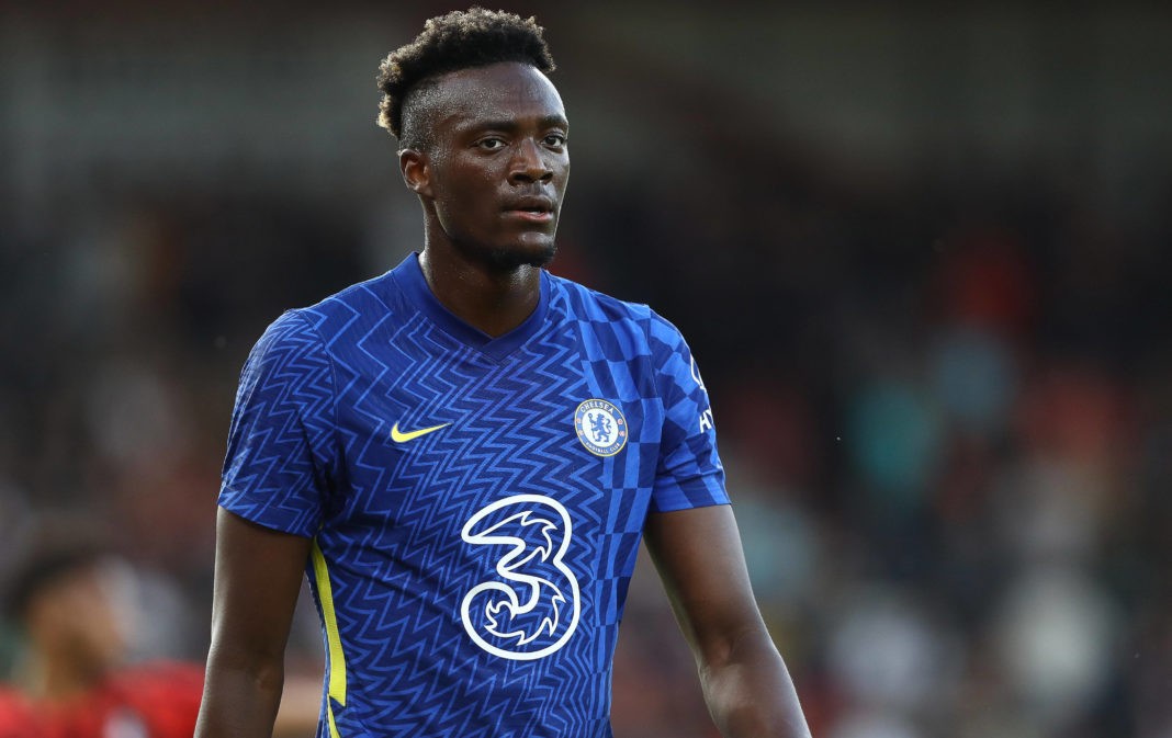 Bournemouth, England, 27th July 2021. Tammy Abraham of Chelsea during the Pre Season Friendly match at the Vitality Stadium, Bournemouth. Picture credit : Paul Terry / Sportimage