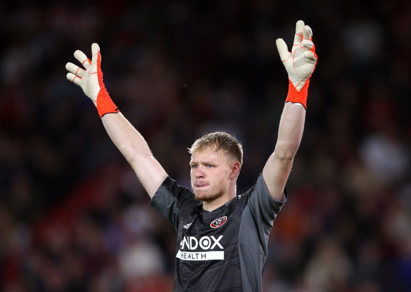 Sheffield United v Birmingham City - Sky Bet Championship - Bramall Lane Sheffield United goalkeeper Aaron Ramsdale during the Sky Bet Championship match at Bramall Lane, Sheffield. Picture date: Saturday August 7, 2021. Copyright: Nigel French