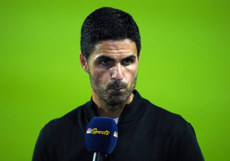 Brentford v Arsenal - Premier League - Brentford Community Stadium Arsenal manager Mikel Arteta reacts after the final whistle during the Premier League match at the Brentford Community Stadium, London. Picture date: Friday August 13, 2021.