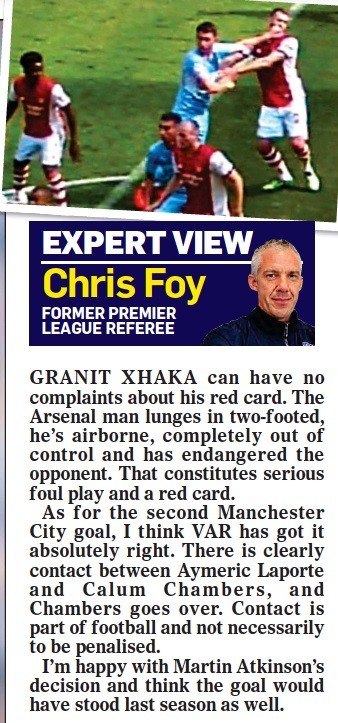 Chris Foy in the Mail on Sunday