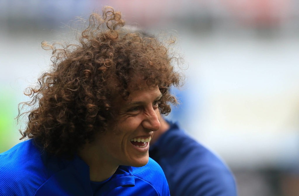 Newcastle United v Arsenal - Premier League - St James Park Arsenal s David Luiz warming up before the Premier League match at St James Park, Newcastle upon Tyne. Issue date: Sunday May 2, 2021. Copyright: Lindsey Parnaby