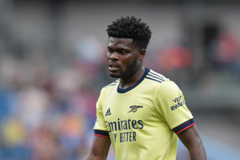 Essential Arsenal news today Premier League Burnley v Arsenal Thomas Partey 5 of Arsenal in action during the game Burnley Turf Moor Lancashire United Kingdom Copyright: Simon Whitehead/News Images