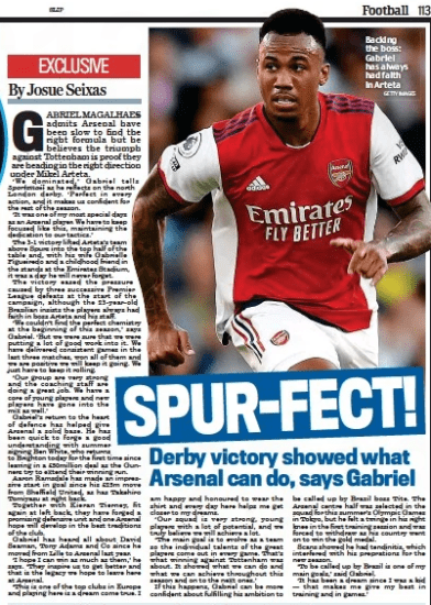 Gabriel interview Daily Mail 2 October 2021