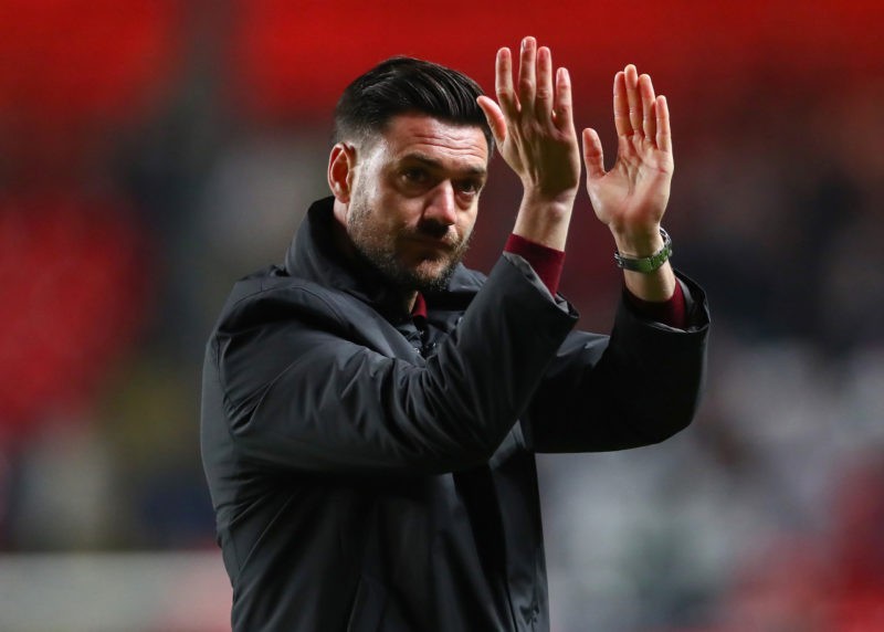 LONDON, ENGLAND - NOVEMBER 02: Johnnie Jackson, caretaker manager of Charlton Athletic, acknowledges the fans following the Sky Bet League One match between Charlton Athletic and Rotherham United at The Valley on November 02, 2021 in London, England. (Photo by Jacques Feeney/Getty Images)