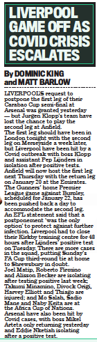 Daily Mail, Thursday 6 January 2022