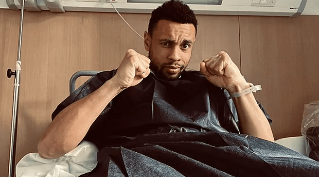 Francis Coquelin after surgery