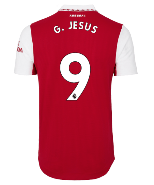 Arsenal shirt number 9 Gabriel Jesus