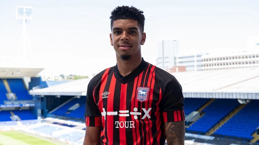 Tyreece John-Jules after signing for Ipswich Town on loan (Photo via ITFC.co.uk)