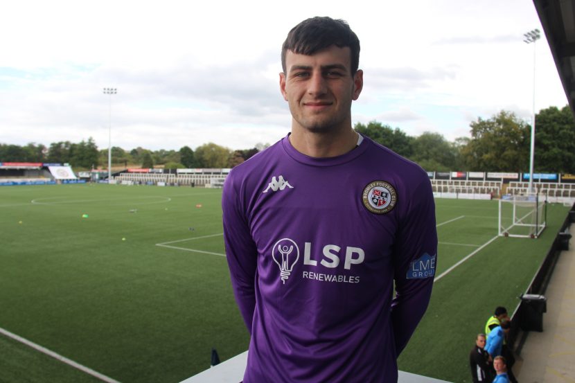 Tom Smith after completing his loan to Bromley FC (Photo via Bromley FC)