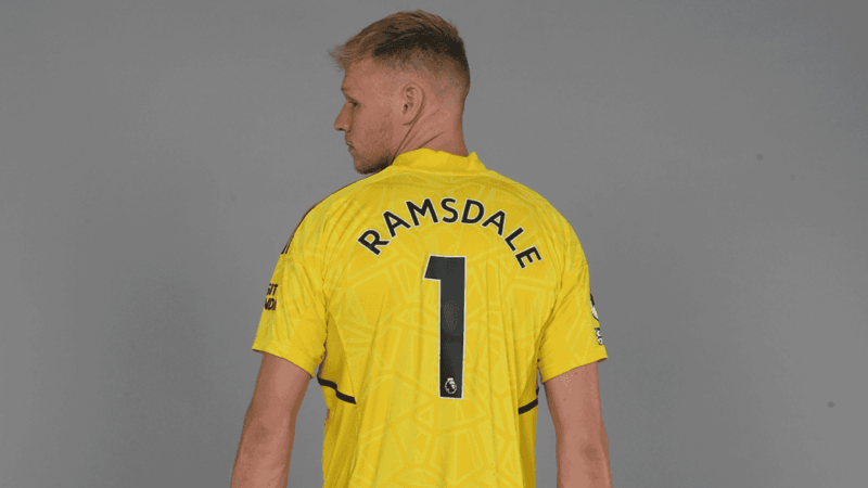 Aaron Ramsdale, Arsenal's new number 1 [via Arsenal]