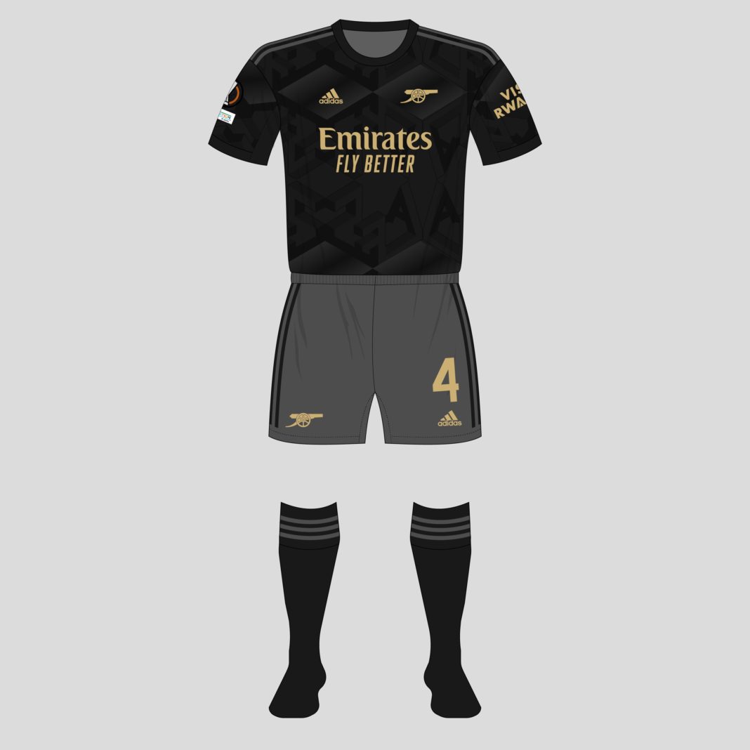 Predicted Arsenal kit to face PSV Eindhoven (via Museum of Jerseys on Twitter)