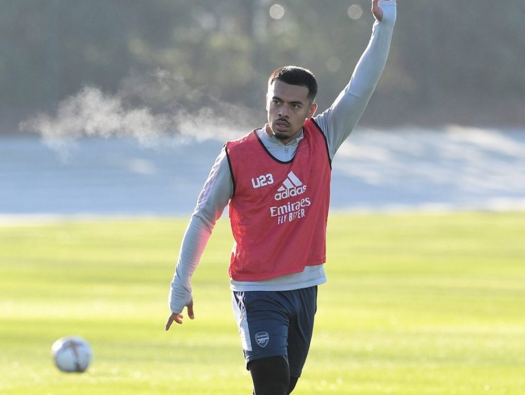Nico Yennaris back training with the Arsenal academy at London Colney (Photo via Yennaris on Instagram)