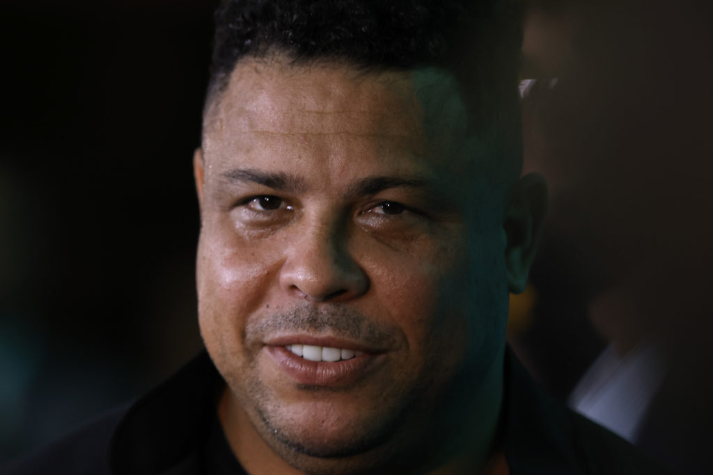 RIO DE JANEIRO, BRAZIL: Brazilian former football player Ronaldo Nazario attends da ceremony organized by Brazilian Football Confederation to honor 2002 FIFA World Champions on the 20th anniversary at Fairmont Hotel on June 30, 2022. (Photo by Buda Mendes/Getty Images)