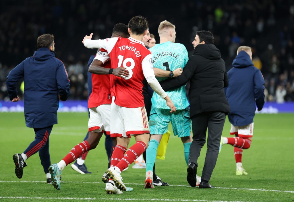 tottenham hotspur v arsenal fc premier league