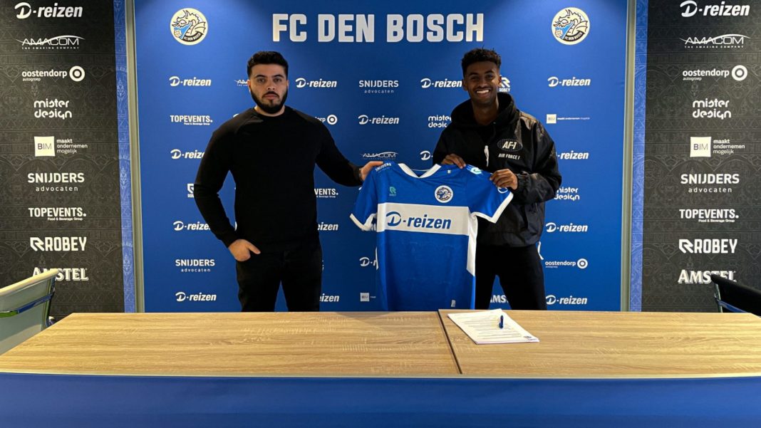 Yousuf Sajjad and Gedion Zelalem with FC Den Bosch (Photo via Den Bosch)