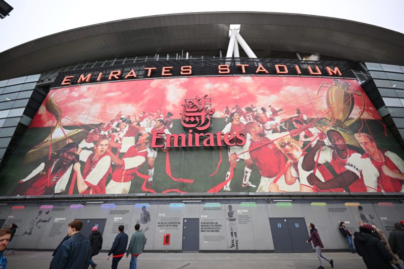 LONDON, ENGLAND - FEBRUARY 11: General view outside the stadium prior to the Premier League match between Arsenal FC and Brentford FC at Emirates Stadium on February 11, 2023 in London, England. (Photo by Clive Mason/Getty Images)