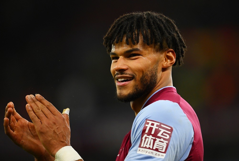 BIRMINGHAM, ENGLAND: Tyrone Mings of Aston Villa applauds the fans after the Premier League match between Aston Villa and Leeds United at Villa Park on January 13, 2023. (Photo by Clive Mason/Getty Images)
