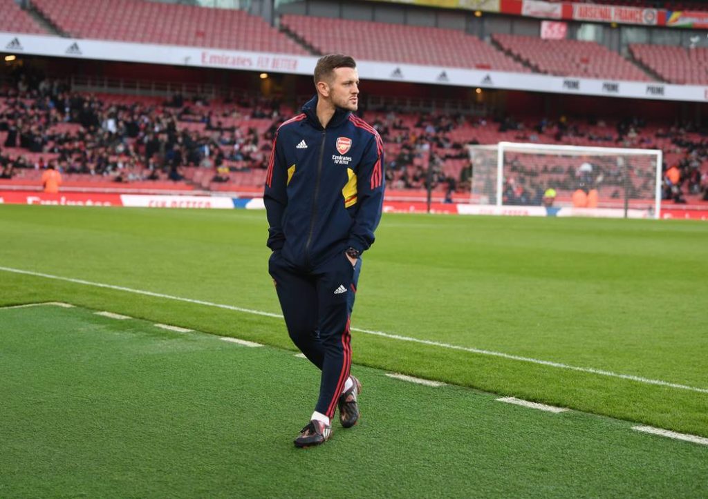 Jack Wilshere manages the Arsenal u18s in the FA Youth Cup (Photo via Arsenal.com)