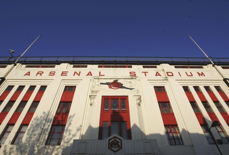 LONDON - MAY 03: The East Stand at Highbury Stadium seen prior to the final Barclays Premiership match between Arsenal and Wigan Athletic on May 3, 2006 in London, England. (Photo by Shaun Botterill/Getty Images)