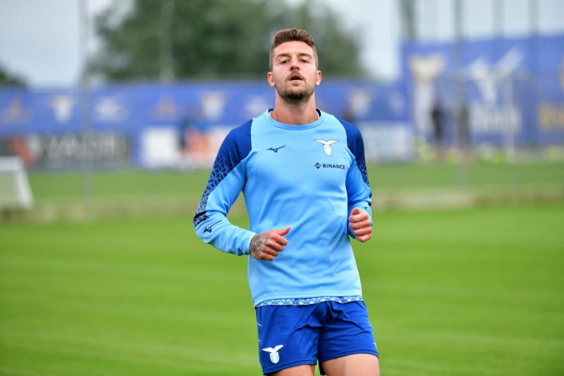 Arsenal transfers - ROME, ITALY - MAY 10: Sergej Milinkovic Savic of SS Lazio during the SS Lazio training session at the Formello sport centre on May 10, 2023 in Rome, Italy. (Photo by Marco Rosi - SS Lazio/Getty Images)