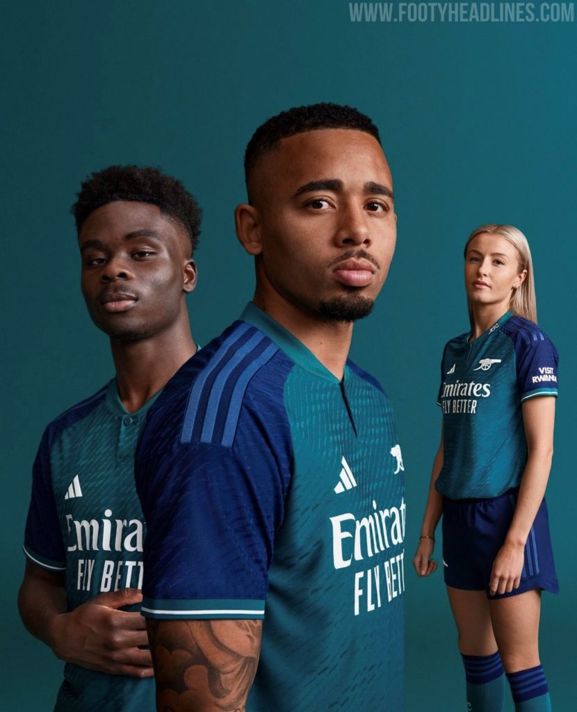 Official leaked photos of the Arsenal 2023/24 third kit