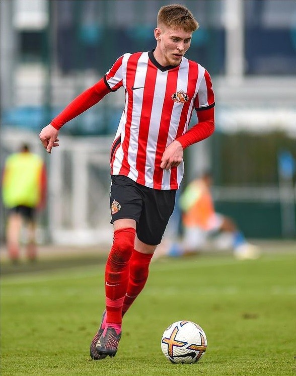 Mason Cotcher during his time with Sunderland (Photo via Ben Cuthbertson on Instagram)