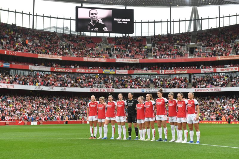 Arsenal lineup before Liverpool game (via Arsenal)