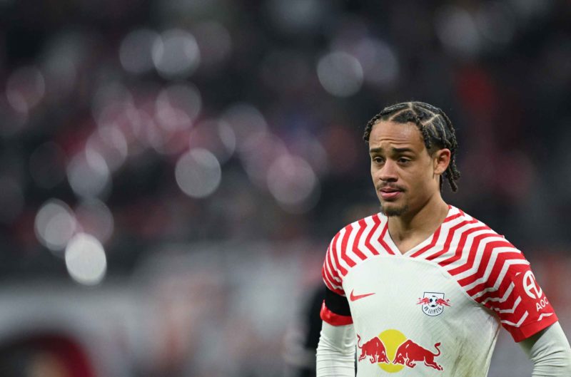LEIPZIG, GERMANY - JANUARY 13: Xavi Simons of Leipzig in action during the Bundesliga match between RB Leipzig and Eintracht Frankfurt at Red Bull Arena on January 13, 2024 in Leipzig, Germany. (Photo by Stuart Franklin/Getty Images)