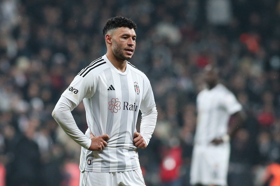 ISTANBUL, TURKEY - DECEMBER 9: Alex Oxlade-Chamberlain of Besiktas looks on during the Turkish Super League match between Besiktas and Fenerbahce at Besiktas Park Stadium on December 9, 2023 in Istanbul, Turkey. (Photo by Ahmad Mora/Getty Images)