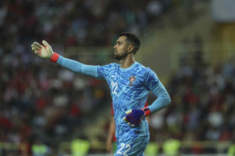 AVEIRO, PORTUGAL - JUNE 11: Diogo Costa of Portugal during the International Friendly match between Portugal and Republic or Ireland at Estadio Municipal de Aveiro on June 11, 2024 in Aveiro, Portugal. (Photo by Carlos Rodrigues/Getty Images)