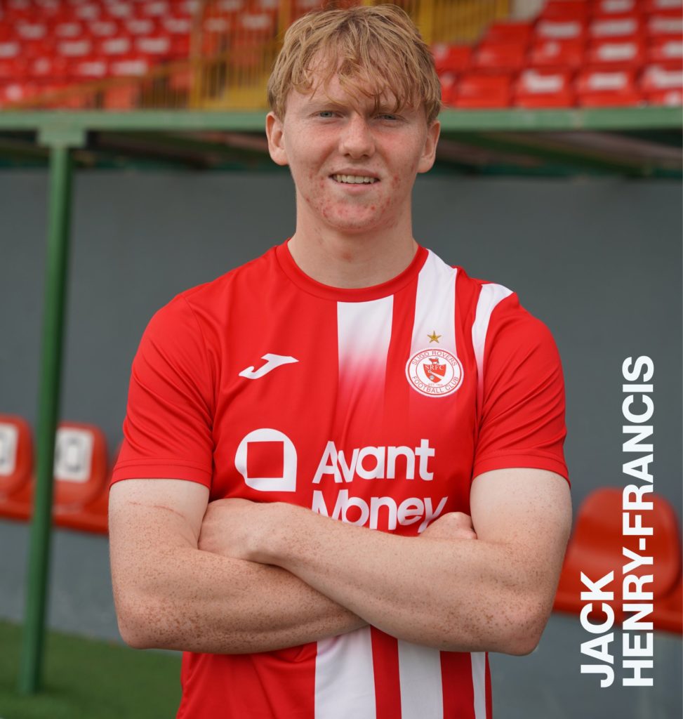 Jack Henry-Francis with Sligo Rovers (Photo via Sligo Rovers on Twitter)