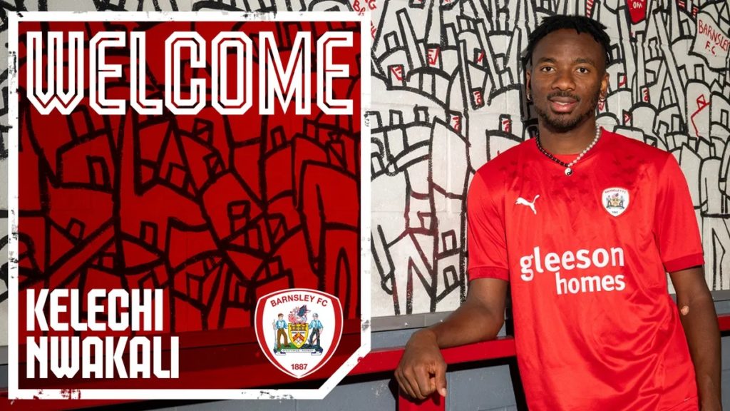 Kelechi Nwakali signs for Barnsley (Photo via BarnsleyFC.co.uk)