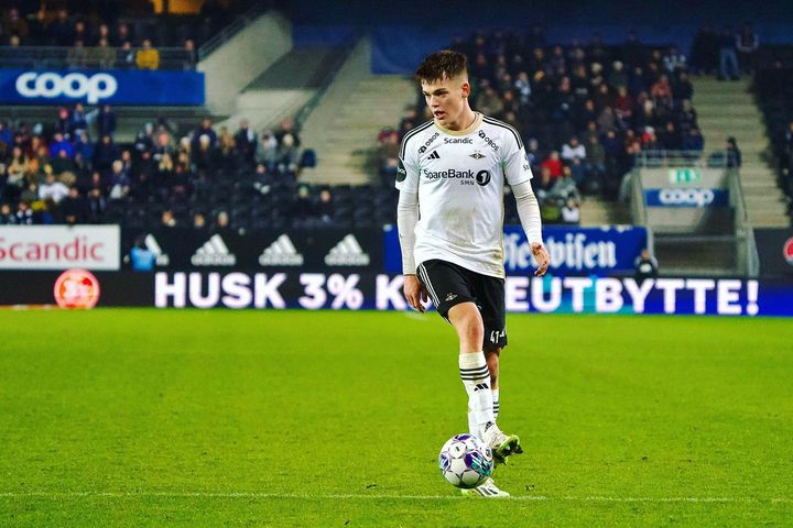 Sverre Nypan playing for Rosenborg (Photo via Nypan on Instagram)