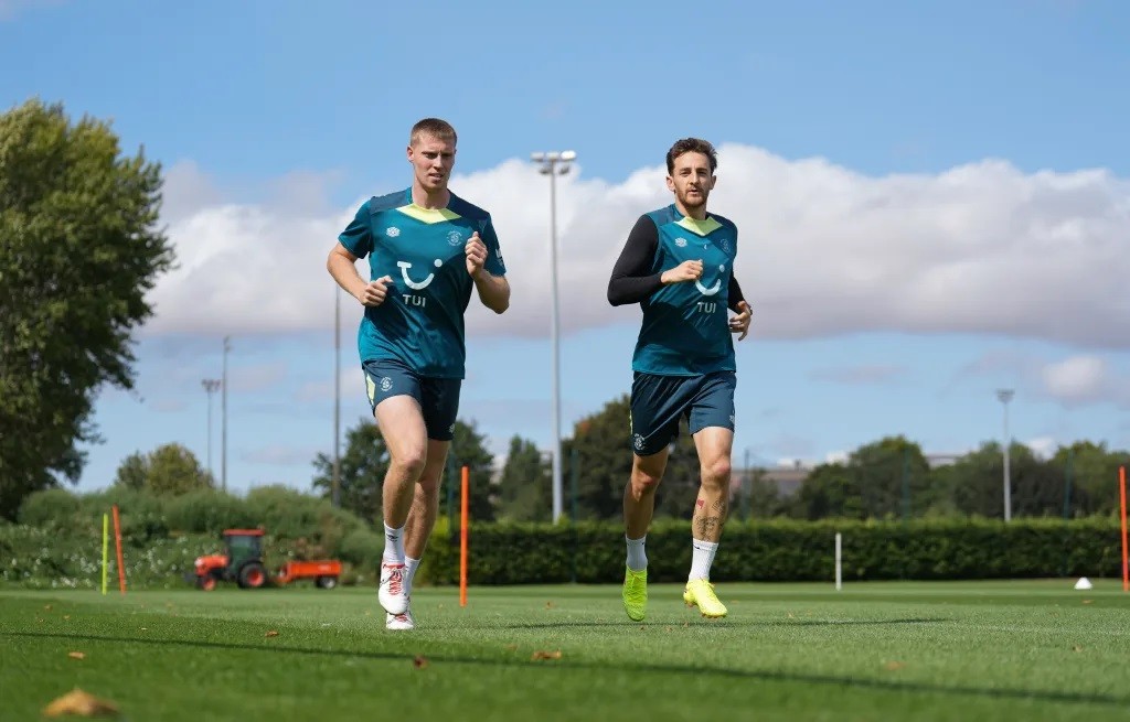 Mark McGuinness in training after signing for Luton Town (Photo via LutonTown.co.uk)