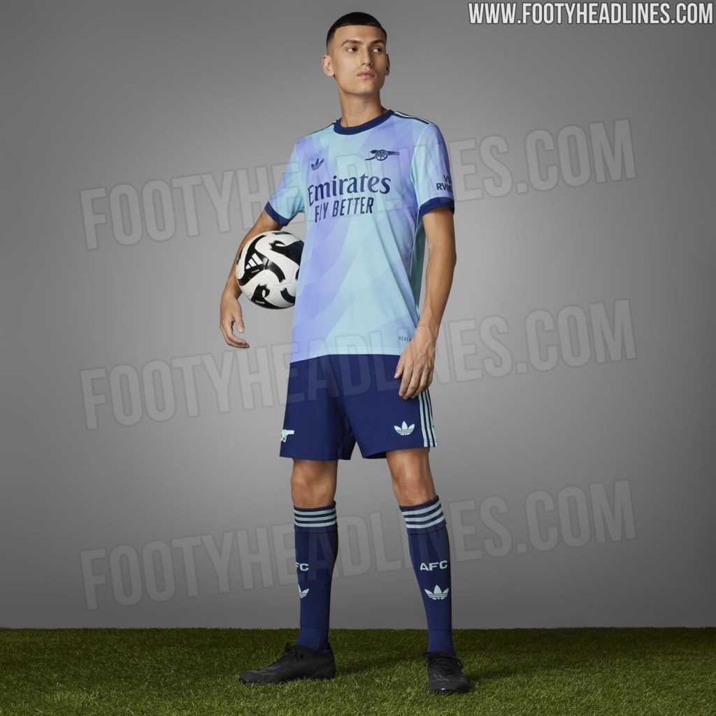 Arsenal third kit 2024/25 leaks (Photo via Footy Headlines)