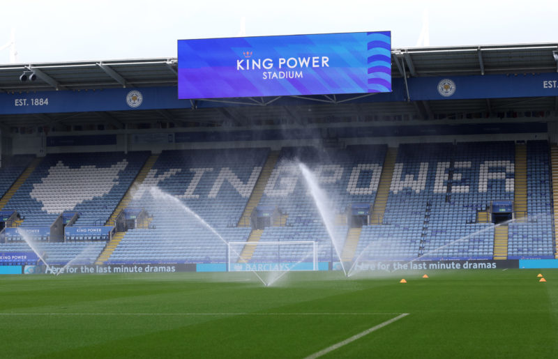 LEICESTER, ENGLAND - SEPTEMBER 29: General view inside the stadium prior to the Barclays Women's Super League match between Leicester City and Arsenal at The King Power Stadium on September 29, 2024 in Leicester, England. (Photo by Cameron Smith/Getty Images)