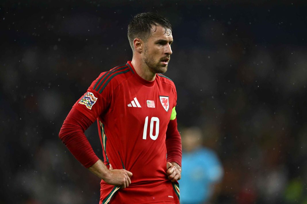 CARDIFF, WALES - SEPTEMBER 06: Aaron Ramsey of Wales during the UEFA Nations League 2024/25 League B Group B4 match between Wales and Türkiye at Principality Stadium on September 06, 2024 in Cardiff, Wales. (Photo by Dan Mullan/Getty Images)